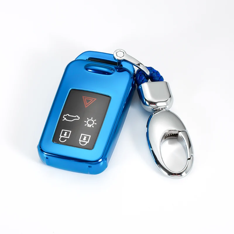 Fashion New Soft TPU Car Key Case Cover For VOLVO S60L S80L XC60 S60 V60 Auto Shell Accessories Protection keychain keyring | Автомобили и