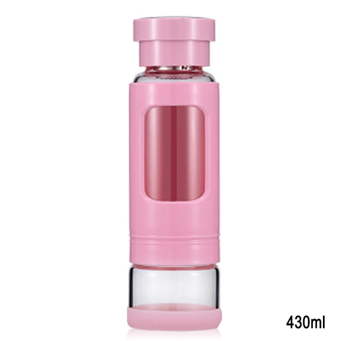 Double-layer Portable Outdoor Sports Tea Glass Heat-resistant Tea Water Separation Cup Dual-use Cup PAK55