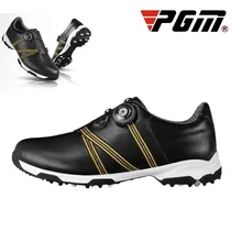 PGM обувь для гольфа мужская Водонепроницаемая дышащая обувь для гольфа вращающиеся ручки Пряжка нескользящие спортивные кроссовки уличные кроссовки для гольфа