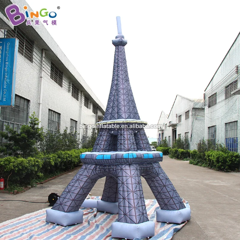 GuangZhou Professional Supplier 4mH Inflatable Eiffel Tower Model For Event / Advertising Inflatable Eiffel Tower Toys