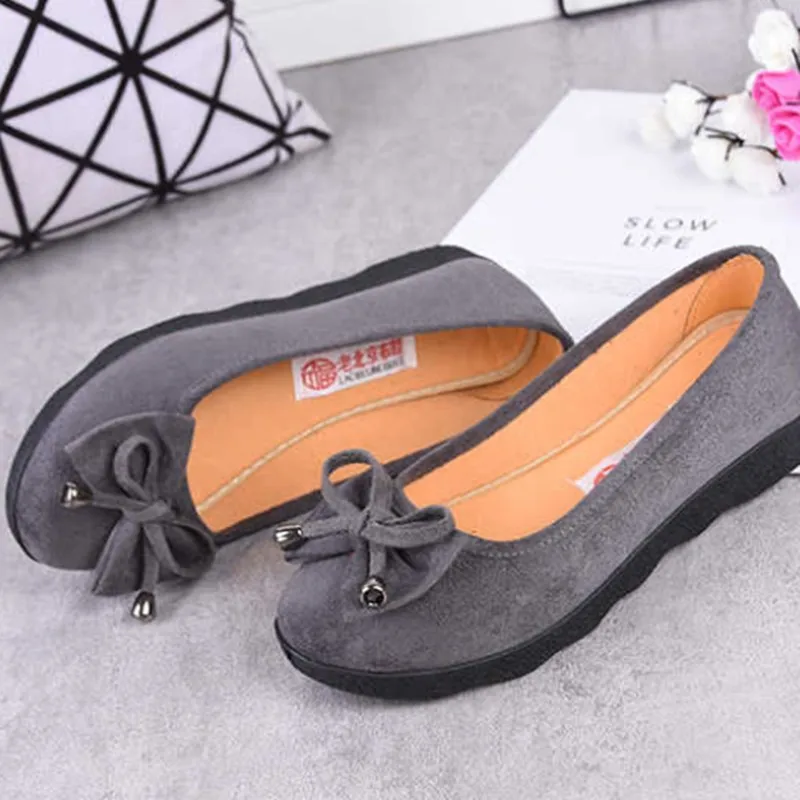 Zapatos Planos De Mujer; женские классические Нескользящие туфли на плоской подошве с милым бантом; модные милые розовые туфли на плоской подошве; E699