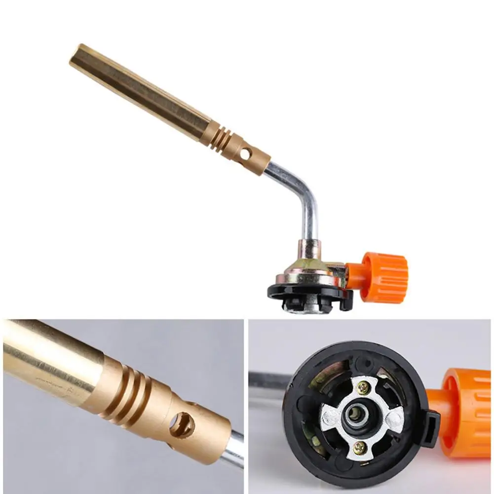 Outdoor Butane Flame Welding Torch Jet Burner Camping Picnic Heating Grill Barbecue Baking Tools