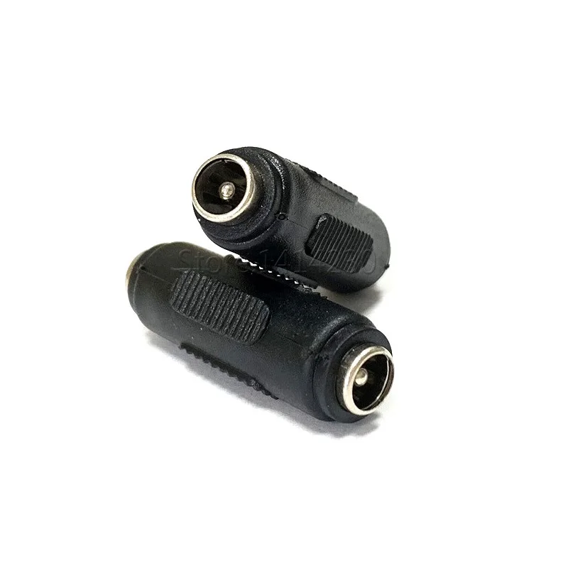 DC Conversion Head Jack double male to male 5.5*2.1MM / 5.5X2.1mm Female to Female Panel Mounting Adapter Connector Plug connector adapter dc connectors audio jack adapter cable adapter cable connector pcb adapter converter