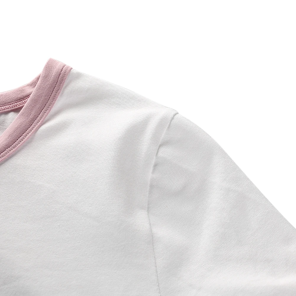 Hcb600d1ac3864d30b5ad2e411886496ek - Angel Letter Printed Short Sleeve T-Shirts