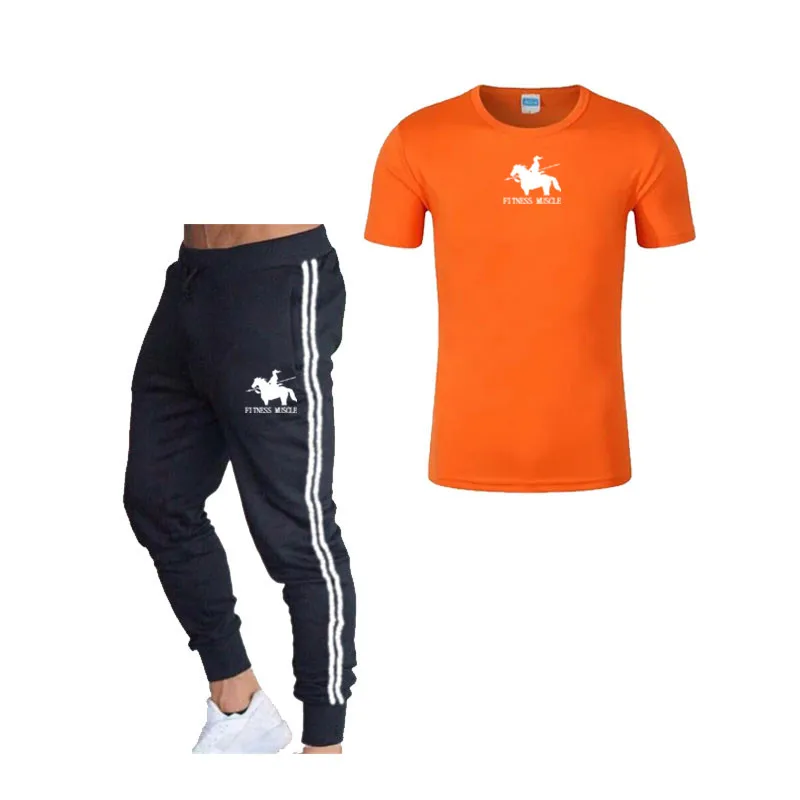 Quick Sports Men's Suits Running trousers+Sports Short sleeve T-shirt+Jogging Pants Men Sportswear Suit Soccer Play Gym Set Quick Sports Men's Suits Running trousers+Sports Short sleeve T-shirt+Jogging Pants Men Sportswear Suit Soccer Play Gym Set