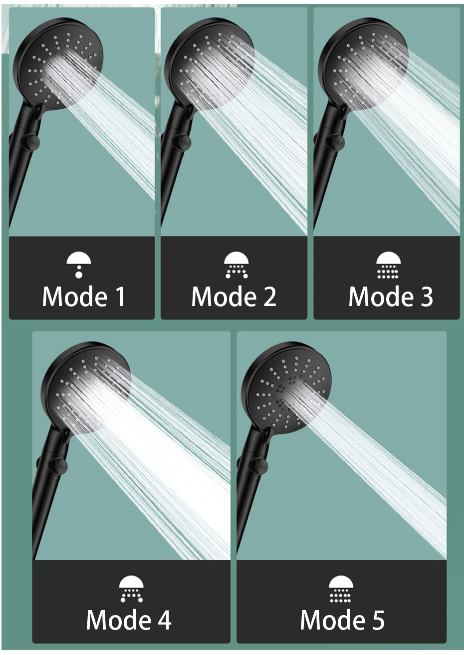 POMMEAU DE DOUCHE,C shower full setPomme de douche réglable pour