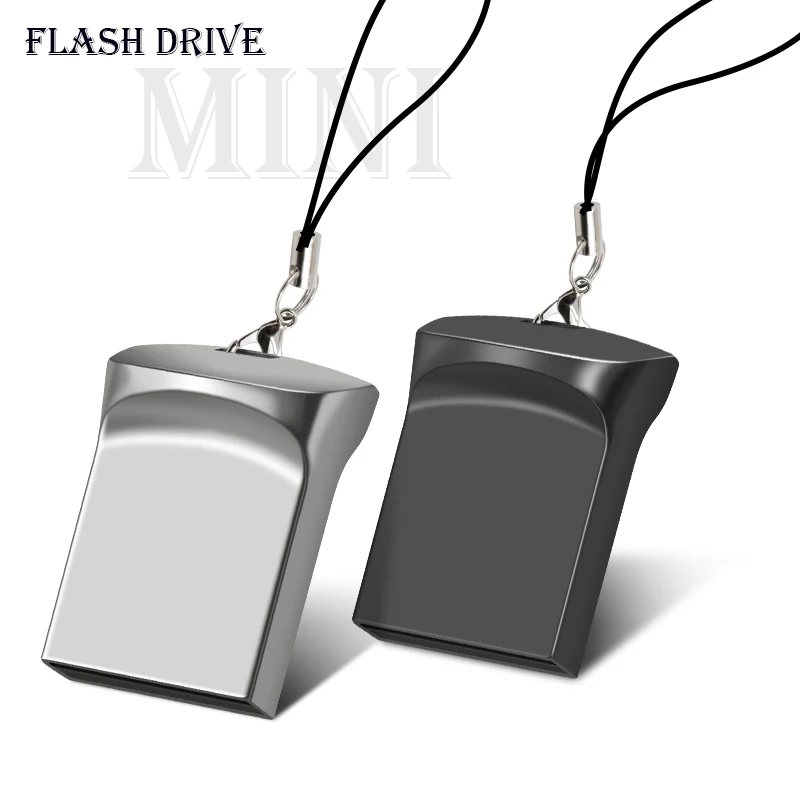 Super mini usb flash drive pen 128gb 64gb 32gb 16gb pendrive 8gb 4gb metal waterproof 2.0 cle |