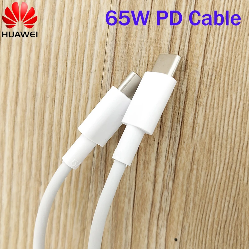 Huawei MateBook X Pro/D/E/D14/D15/13 Kabel Charger Super Cepat 65W USB