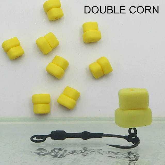 1 Box Carp Fishing Baits Double Corns Pop Up Boilies Accessories