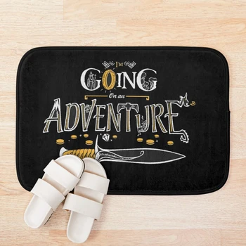 

I m going on an Adventure Bath Mat Non Slip Bloody Bath Mat Microfiber Memory Foam Bath Mat Antiskid Mat Terror Floor Door Mat