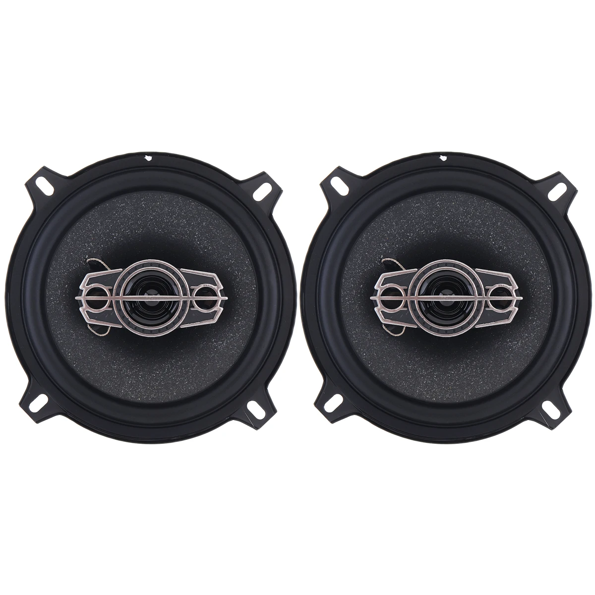 sourcing map 110dB 2W 8 Ohm Built In Car Speaker Stereo Audio Dome Tweeter Speakers 2pcs 