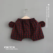 INS/Лидер продаж, детские штаны детские хлопковые льняные треугольные Трусы-шорты для маленьких мальчиков и девочек большие штаны на подгузник, Shor