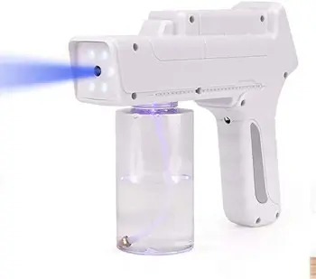 

Nano Electrostatic Steam Wireless Blue Ray Anion Sprayer Light Portable Fogger Machine Hair Hotel Home Disinfection Spray Gun