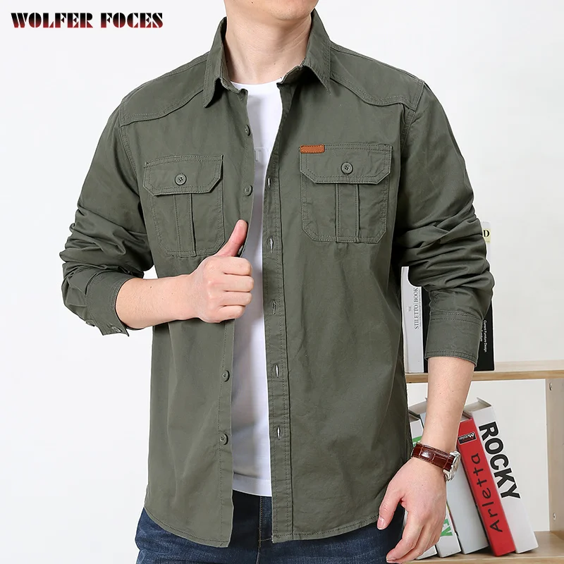 Men Linen Plaid Long Sleeve Shirt