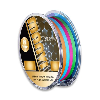 

Lure line Weaving net 1000m Multicolour PE Braided Wire 4 Strands Multifilament Japanese Fishing Line