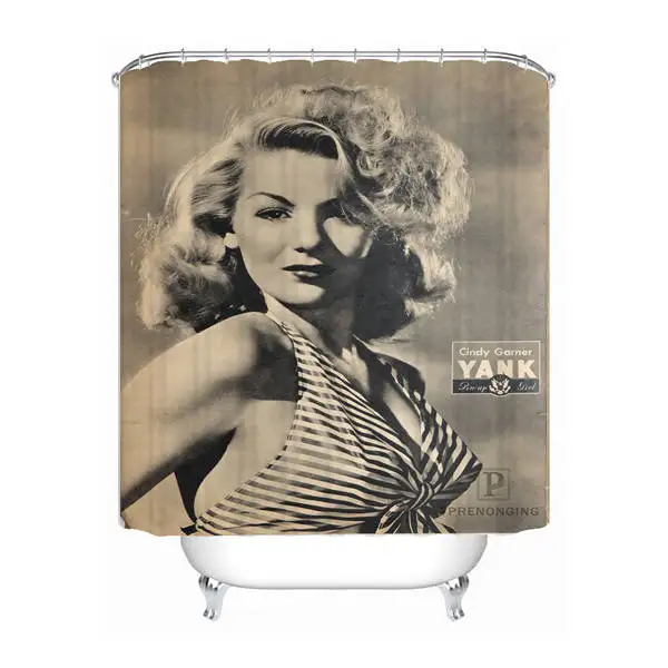 Shower Curtain Ванна Шторка для ванной персонализированные булавки Up Gril с домашний Декор автомобиля занавеска для душа водонепроницаемые тканевые Крючки#180417-01-65 - Цвет: Shower Curtain