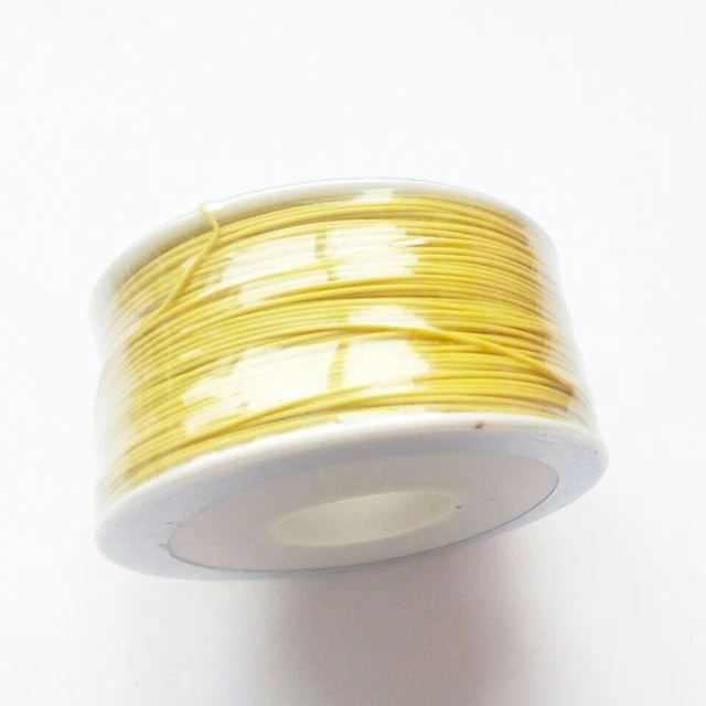 

A2-- 0.5mm Single Core Copper / PCB board fly line 30 electronic Wire / about 250M / Roll color YELLOW