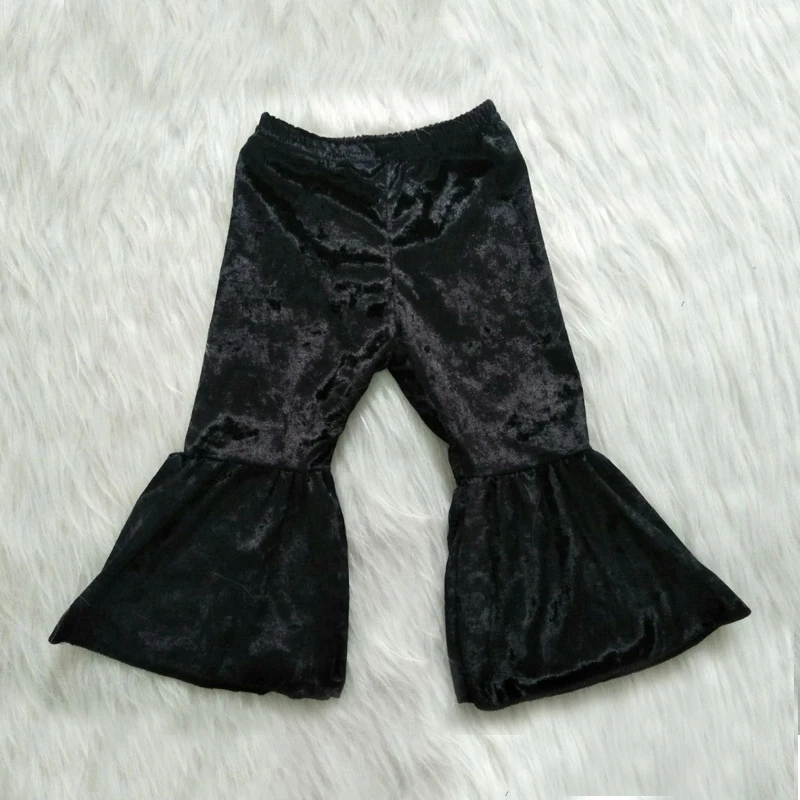 Детские штаны для маленьких девочек вельветовые расклешенные длинные детские