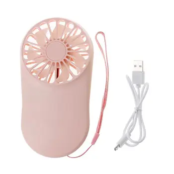 

Mini Portable Pocket Fan Rechargeable USB Cool Air Hand Held Travel Cooling DC Outdoors Tool