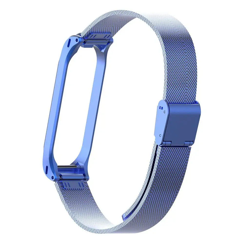 Роскошный mi Band 3 4 ремешок для Xiaomi mi band 4 модный ремешок из нержавеющей стали mi lanese петля ремешок для mi Band 3 4