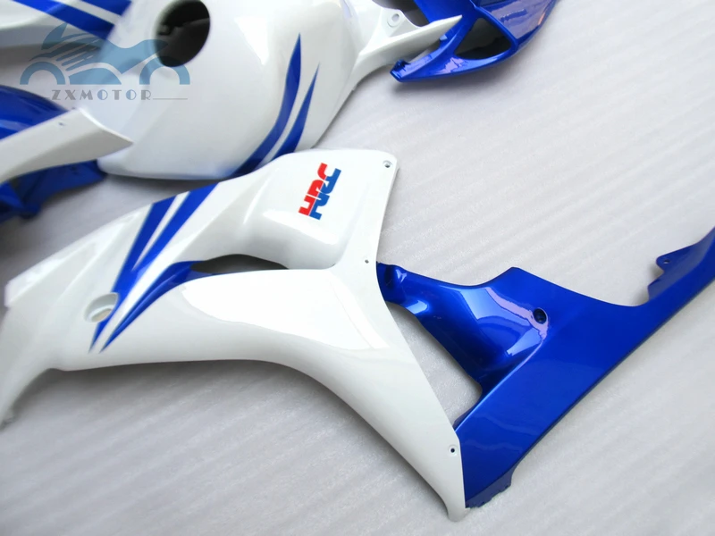 Комплект обтекателя впрыска, пригодный для Honda CBR1000RR 2006 2007 CBR 1000RR 06 07 Белый Синий ABS пластик спортивные комплекты обтекателей части XY53
