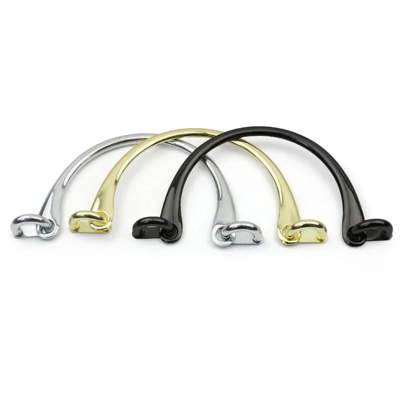 

2pcs Hardware Bag Handles Women Bag Alloy Half Round Handle for DIY Handbag Shoulder Bags U-shaped Handle Part Accessories