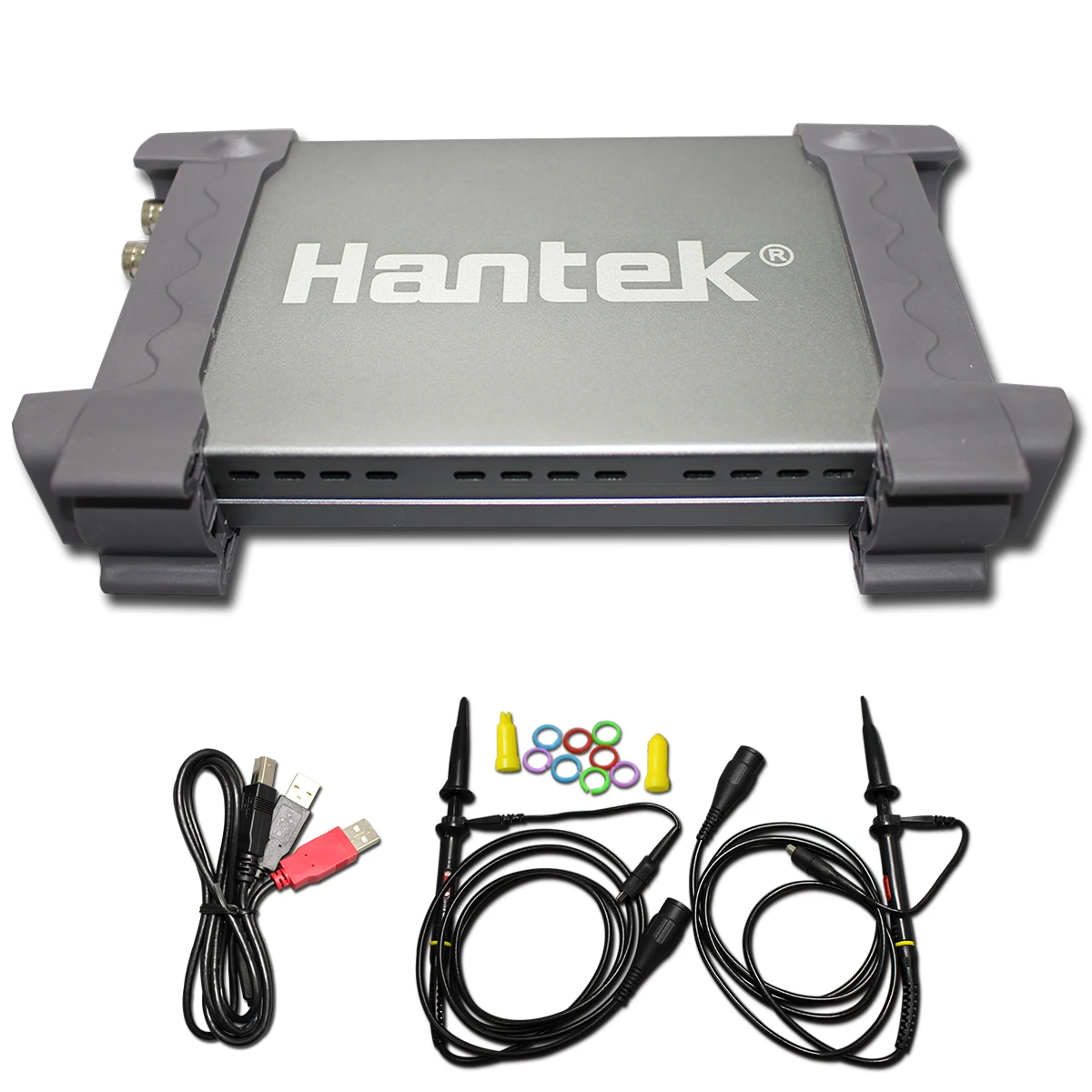 Hantek официальный 6022BE ноутбук ПК USB цифровой осциллограф 2 канала 20 МГц Портативный Osciloscopio