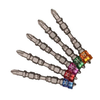 

5pcs Set Magnetic Drill Screwdriver Bits Steel Cross Head Group Screw Driver Screwdrivers Kit Hand Tools 65mm