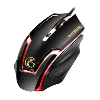 

Apedra IMICE Gaming Mouse Ergonomic Wired Mouse 6 Keys LED 3200 DPI Programmable Mouse Gamer Mice Silent Mause with Backlight fo