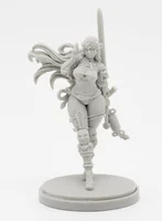 30mm KD Resin Figures Model kits  Beauty Soldier Goddess Series  Unassambled Unpainted C510 1