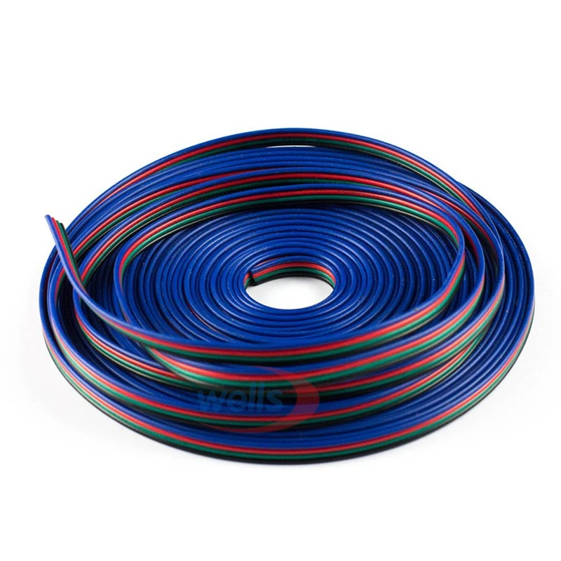 

5~100 meters 2pin 3pin 4pin 5Pin Extension Wire Led Cable Connector,For 5050 3528 WS2812B LED Stirp Light