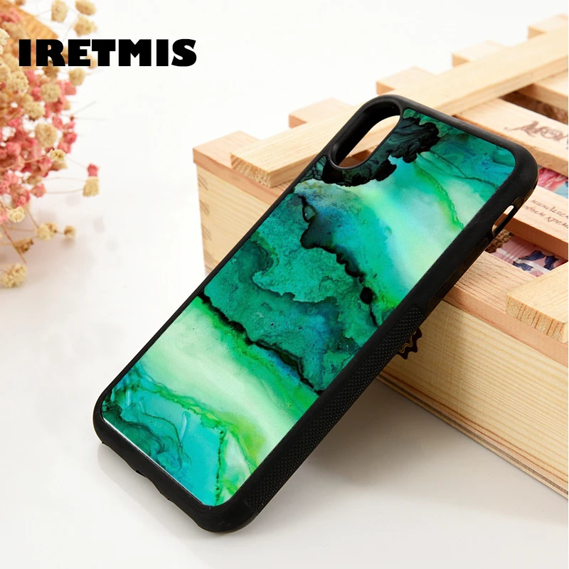 Iretmis 5 5S SE 6 6S Мягкий ТПУ силиконовый резиновый чехол для телефона iPhone 7 8 plus X Xs 11 Pro Max