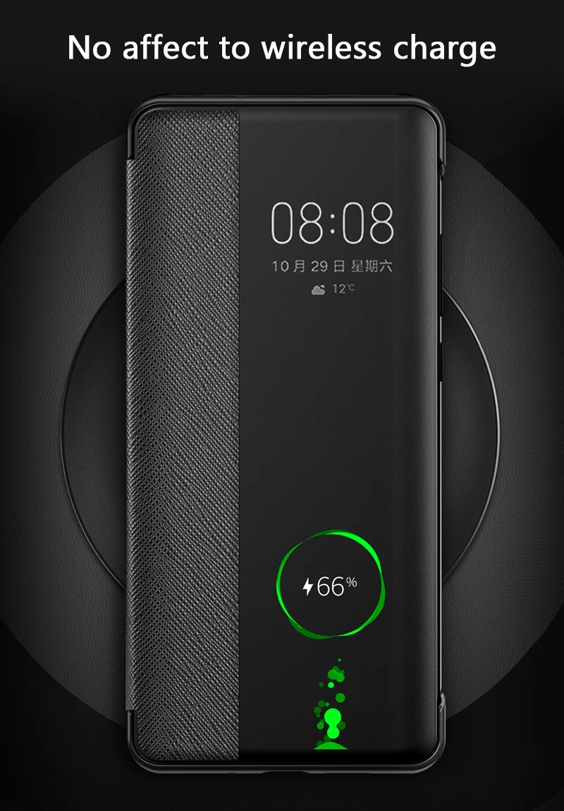 Умный флип-чехол, кожаный чехол для телефона huawei P30 Pro P20 P 30 20 Lite P30 pro P20pro mate 10 20 30 Window Slim Funda