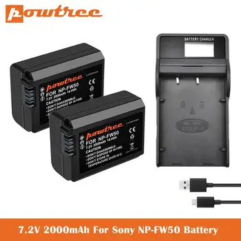 

NP-FW50 Batteries+Charger for Sony A6400, DSC-RX10 IV, DSC-RX10 III, DSC-RX10 II, DSC-RX10, Alpha 7, Alpha 7R, a7, a7R, A7s, A7s