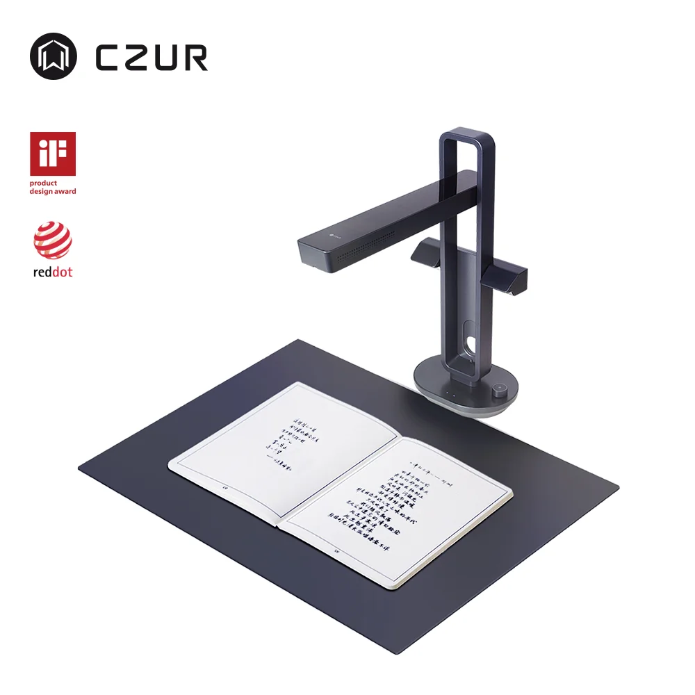 CZUR Aura X Pro персональный сканер книг портативный сканер документов со встроенной батареей для A3 A4 Размер умный стол Светодиодная настольная лампа