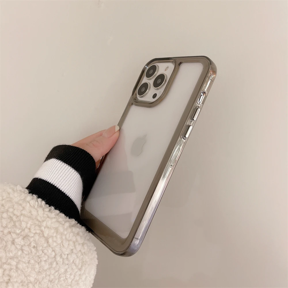 clear iphone 11 Pro Max case Luxury Acrylic Clear Case For iPhone 11 12 13 Pro Max Mini X Xs Max Xr 6S 7 8 Plus SE 2 3 Crystal Transparent Cover Hard Bumper cool iphone 11 Pro Max cases