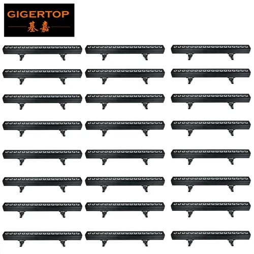 Gigertop 18x18 Вт RGBWA UV 6в1 пиксельный светодиодный светильник для прожектора 1 м длиной Tyanshine светодиоды индивидуальный DMX вентилятор для управления крутая модель для помещений - Цвет: 24