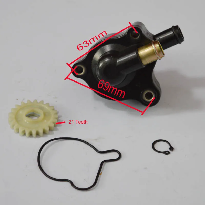 Zongshen 250cc Water Cooled Engine Water Pump Gear Kayo Lx170mm Zs169mm
