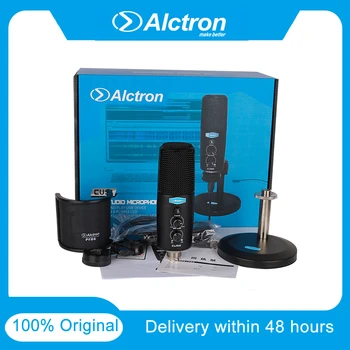 

CU58 Desktop Professional Condenser Microphone For Live Streaming Plug-and-play Volume Adjustable Mute Function Studio MIC