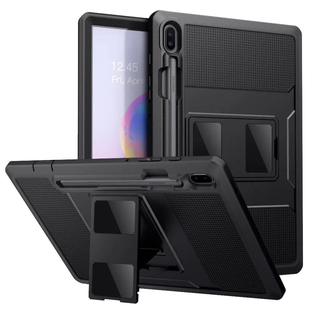 Чехол MoKo для samsung Galaxy Tab S6 10,5, сверхпрочный ударопрочный гибридный Чехол со встроенной защитой экрана