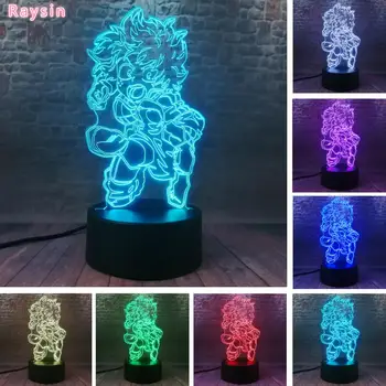 

Cartoon My Hero Academia Manga Midoriya Izuku Animation Figure Night Light Led Anime Child Kids Adults s Comic Table Decor Xmas