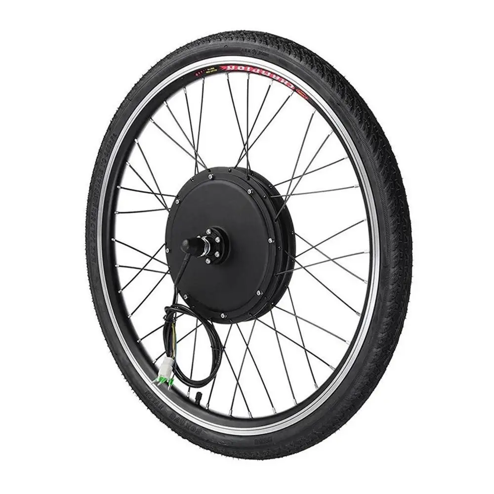 

Hot Electric E Bike Conversion Kit 26 Inch Front Wheel Motor Bicycle Hub 48V 1000W Aluminum Alloy Tool Kit Crank Speed Sensor