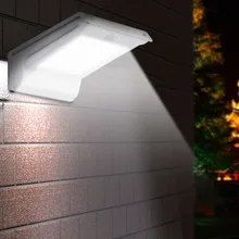 Водонепроницаемый патио путь сенсор светильник солнечный, садовый, наружный движения безопасности 20 светодиодный настенный светильник гаража