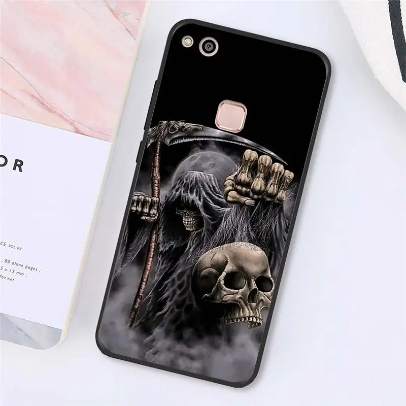 Death Prayer Grim Reaper Skeleton Skull
