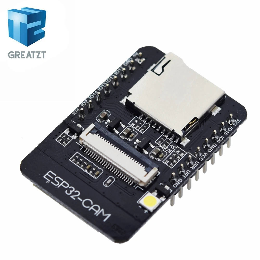 GREATZT ESP32-CAM WiFi+ модуль Bluetooth модуль камеры макетная плата ESP32 с модулем камеры OV2640 2MP для Arduino