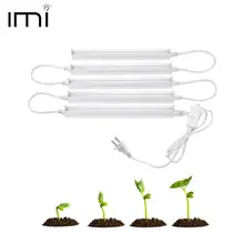 Компактная люминесцентная лампа на светодиодный полный спектр светать светильник трубки лампада 30 Вт 50 Вт 80 Вт комнатное растение лампы 110V 220V ИК УФ Гидропоники Сад Системы цветения