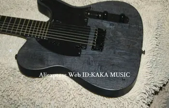 

Wholesale Guitars Newest 7 Strings One Piece Neck Electric Guitar Ebony Fingerboard HOT