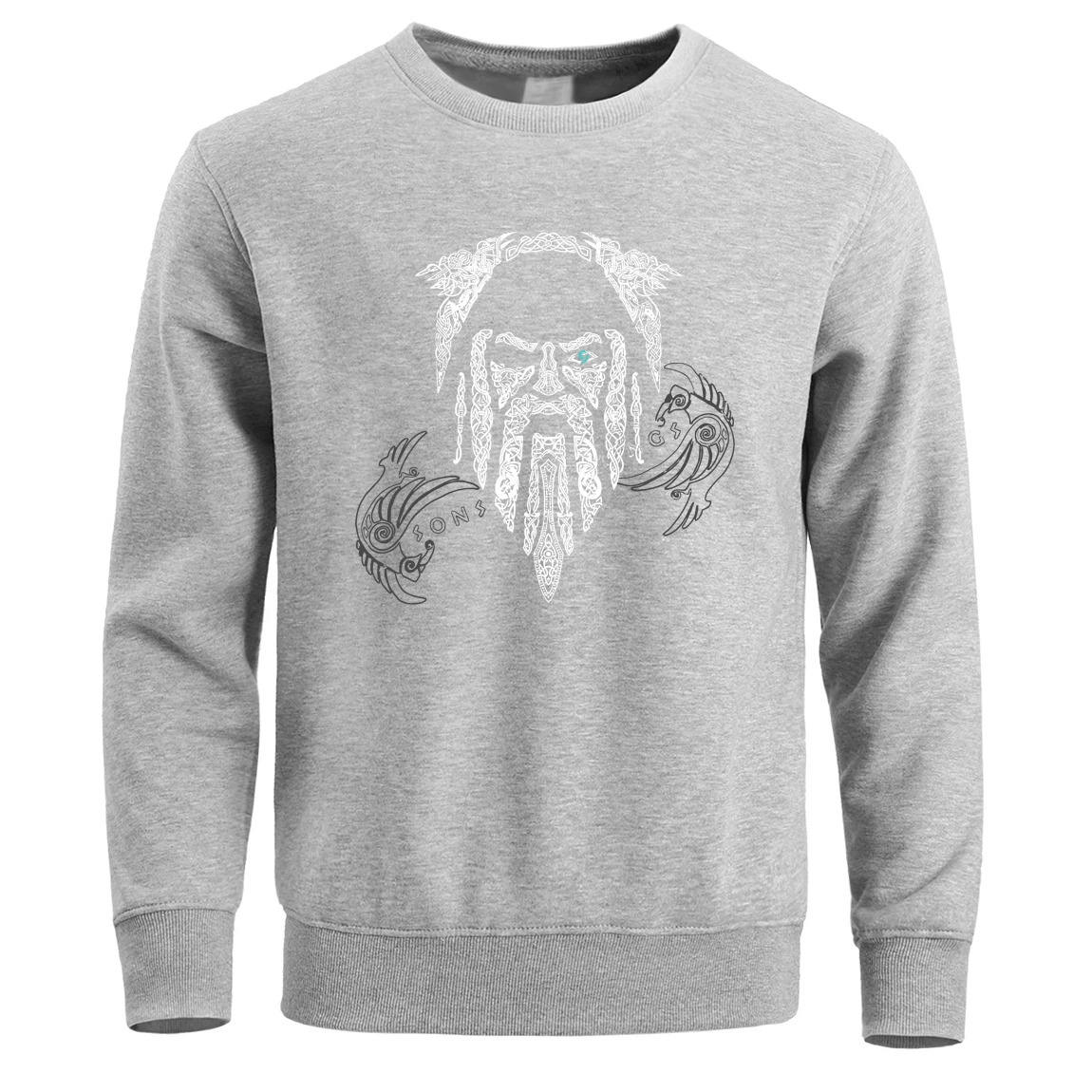 

Vikings Odin Men Hoodies Sweatshirts Viking Athelstan Crewneck Hoodie Sweatshirt Pullover Winter Fleece Warm Streetwear Hoody