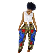 Sexy Bohemian Women Pants Totem Printing Casual Women's Wide Leg