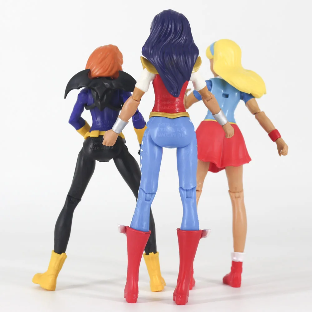 Оригинальная фигурка DC Wonder Woman Супергерои Бэтмен супер девушка модель BJD куклы игрушки для детей Justice League